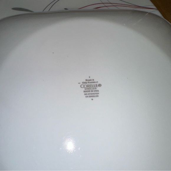 Corelle Splendor square 4 pcs dinner plates NO BUNDLE - Picture 2 of 4